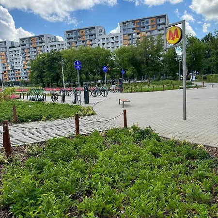 아파트 Metro Slodowiec Free Parking *